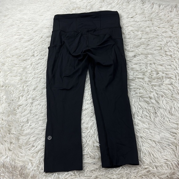 Lululemon Fast & Free Crop (19") Black - Picture 7 of 7